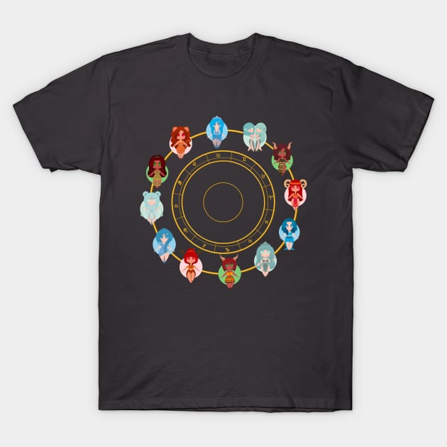 Horoscope T-Shirt by Ohhaphrodite